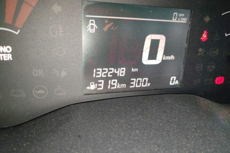 Used Dongfeng NAMMI EX1 2022 PRO Enjoyment Model Odometer Close Up