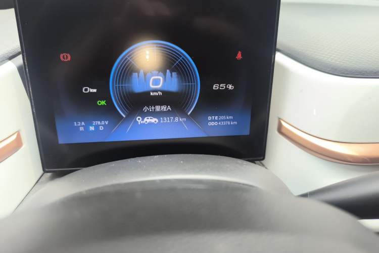 Used Dongfeng NAMMI EX1 2022 PRO Yuecheng Model Odometer Close Up