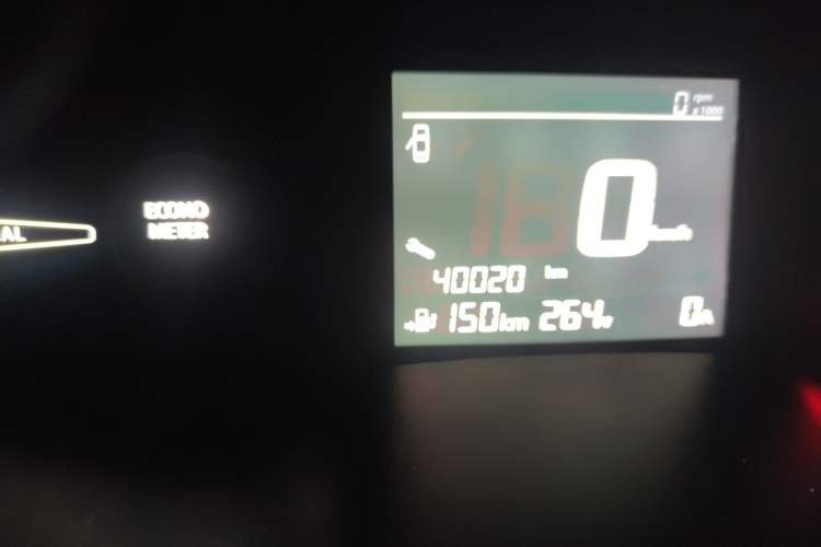 Used Dongfeng NAMMI EX1 2022 PRO Enjoyment Model Odometer Close Up