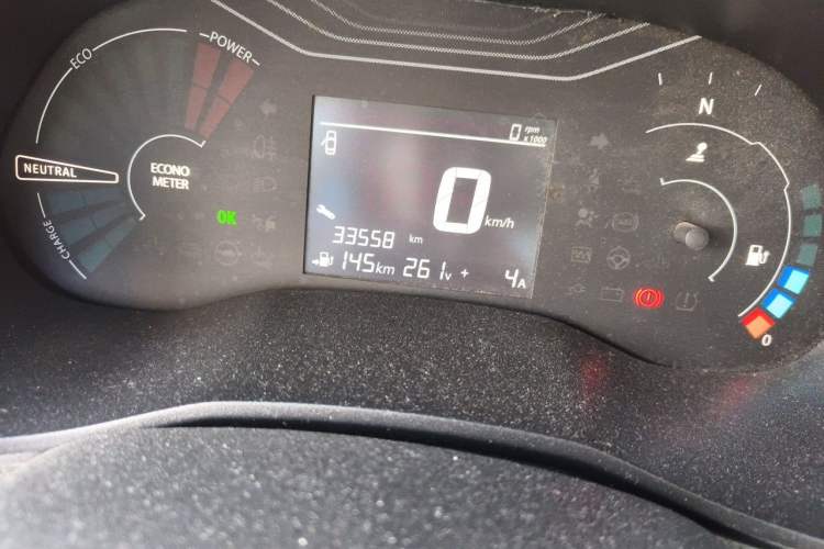 Used Dongfeng NAMMI EX1 2022 PRO Enjoyment Model Odometer Close Up