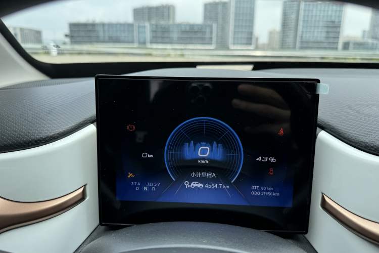 Used Dongfeng NAMMI EX1 2023 PRO Light Wind Edition Lightning Model Odometer Close Up
