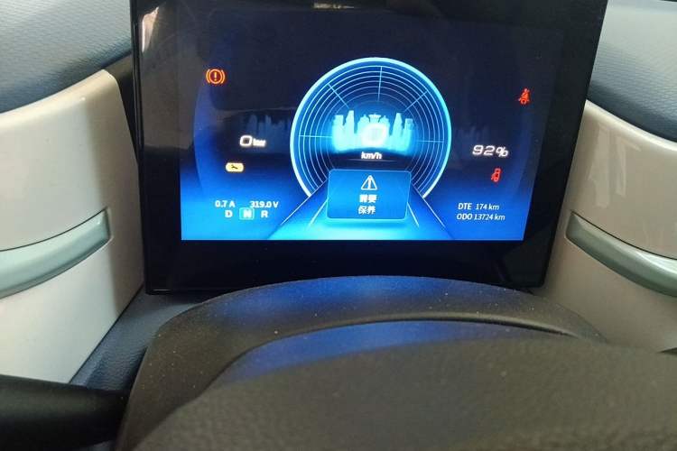 Used Dongfeng NAMMI EX1 2023 PRO Light Wind Edition Lightning Model Odometer Close Up