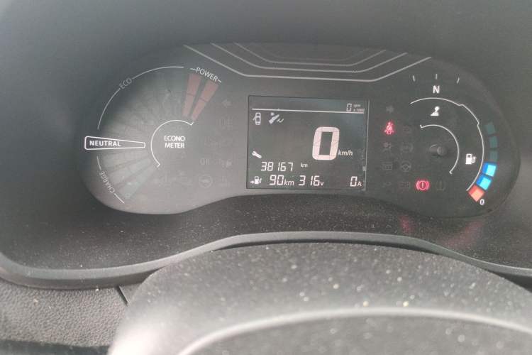 Used Dongfeng NAMMI EX1 2023 PRO Light Wind Edition Lightning Model Odometer Close Up