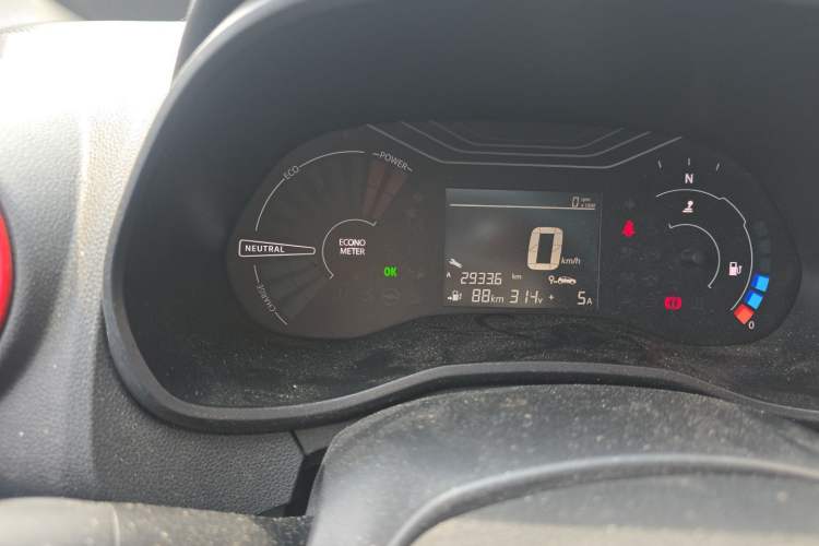Used Dongfeng NAMMI EX1 2023 PRO Light Wind Edition Lightning Model Odometer Close Up