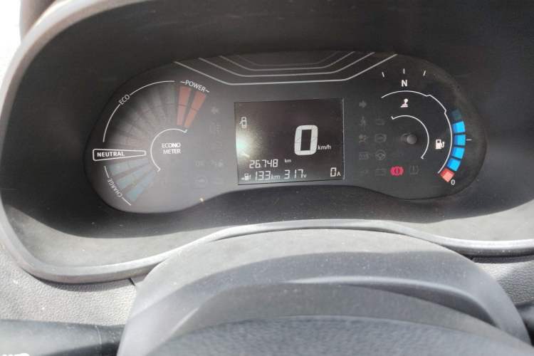 Used Dongfeng NAMMI EX1 2023 PRO Light Wind Edition Lightning Model Odometer Close Up