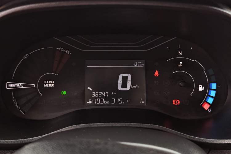 Used Dongfeng NAMMI EX1 2023 PRO Light Wind Edition Lightning Model Odometer Close Up