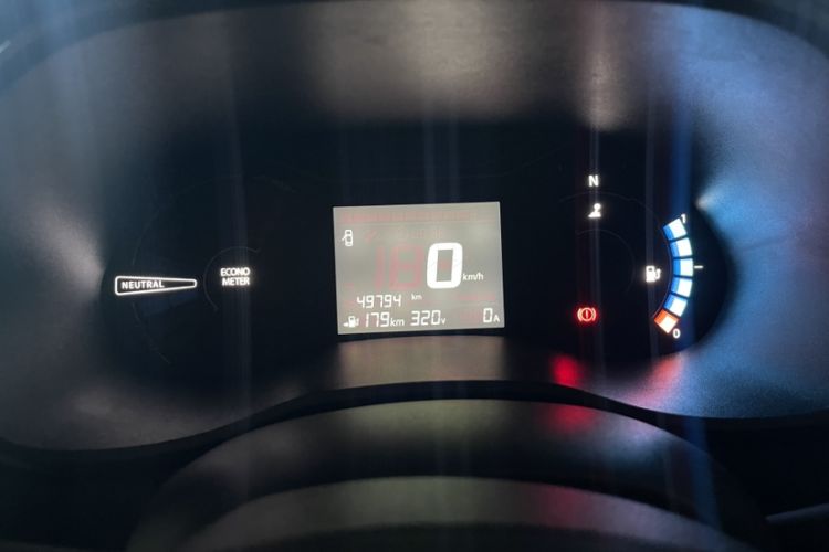 Used Dongfeng NAMMI EX1 2023 PRO Light Wind Edition Lightning Model Odometer Close Up