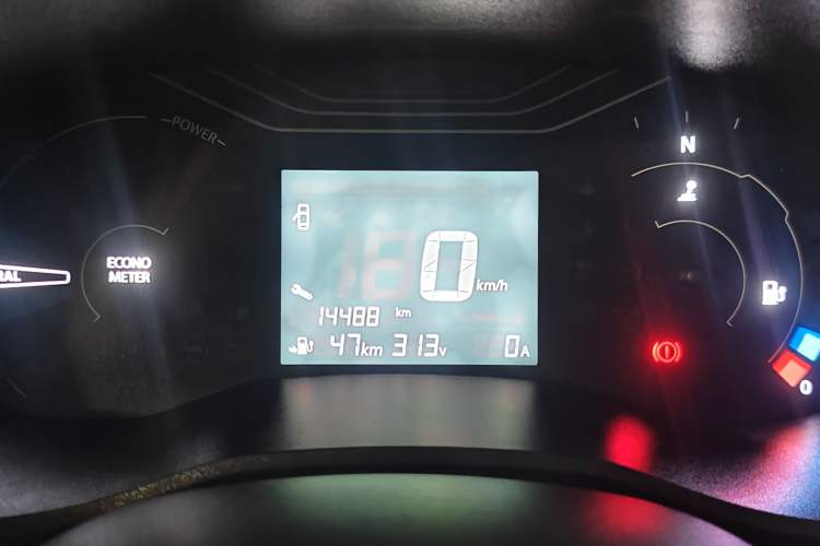 Used Dongfeng NAMMI EX1 2023 PRO Light Wind Edition Standard Model Odometer Close Up