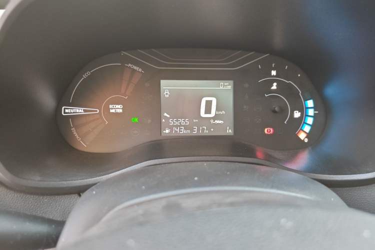 Used Dongfeng NAMMI EX1 2023 PRO Light Wind Edition Lightning Model Odometer Close Up