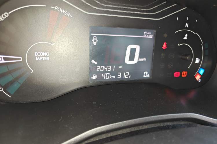 Used Dongfeng NAMMI EX1 2023 PRO Light Wind Edition Lightning Model Odometer Close Up