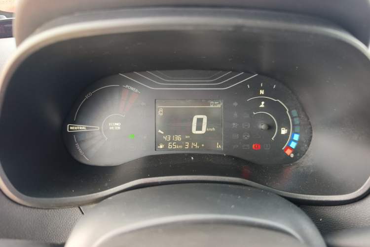 Used Dongfeng NAMMI EX1 2023 PRO Light Wind Edition Lightning Model Odometer Close Up