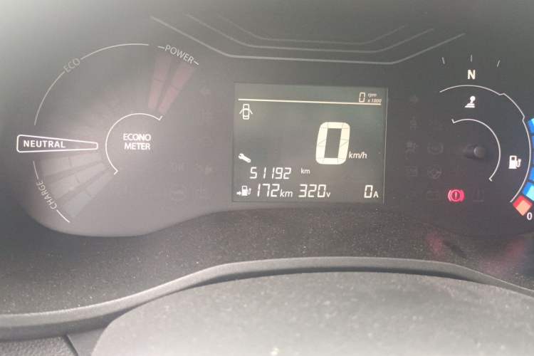 Used Dongfeng NAMMI EX1 2023 PRO Light Wind Edition Lightning Model Odometer Close Up