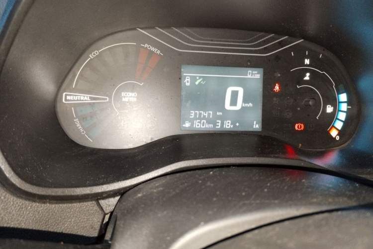 Used Dongfeng NAMMI EX1 2023 PRO Light Wind Edition Lightning Model Odometer Close Up