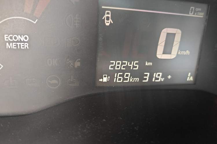 Used Dongfeng NAMMI EX1 2023 PRO Light Wind Edition Lightning Model Odometer Close Up