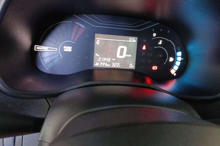 Used Dongfeng NAMMI EX1 2023 PRO Light Wind Edition Standard Model Odometer Close Up
