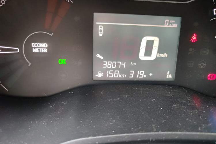 Used Dongfeng NAMMI EX1 2023 PRO Light Wind Edition Lightning Model Odometer Close Up
