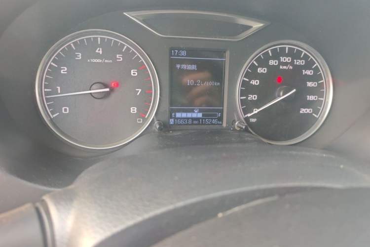 Used Dongfeng Palazzo 2021 1.8T Manual 4x4 Elite Edition Odometer Close Up