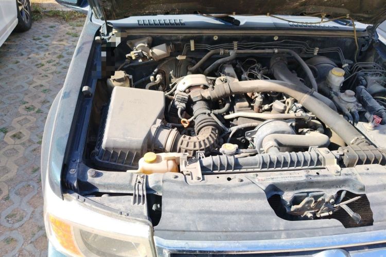 Used Dongfeng Ruichi 2018 2.5T Diesel Two-Wheel Drive Standard Version with Long Cargo Bed – ZD25T5 Engine Bay Right