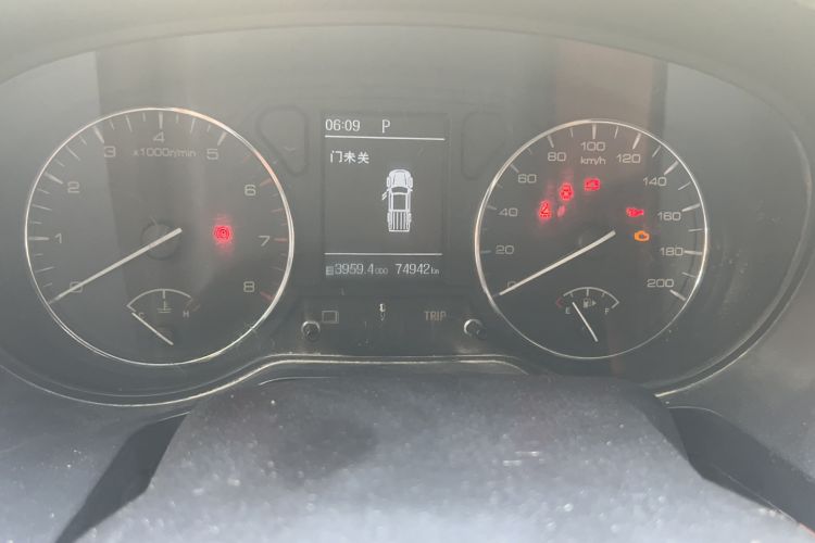 Used Dongfeng Ruichi 2019 2.4L Gasoline China VI Standard Two-Wheel Drive Luxury Regular Cab 2TZD Odometer Close Up