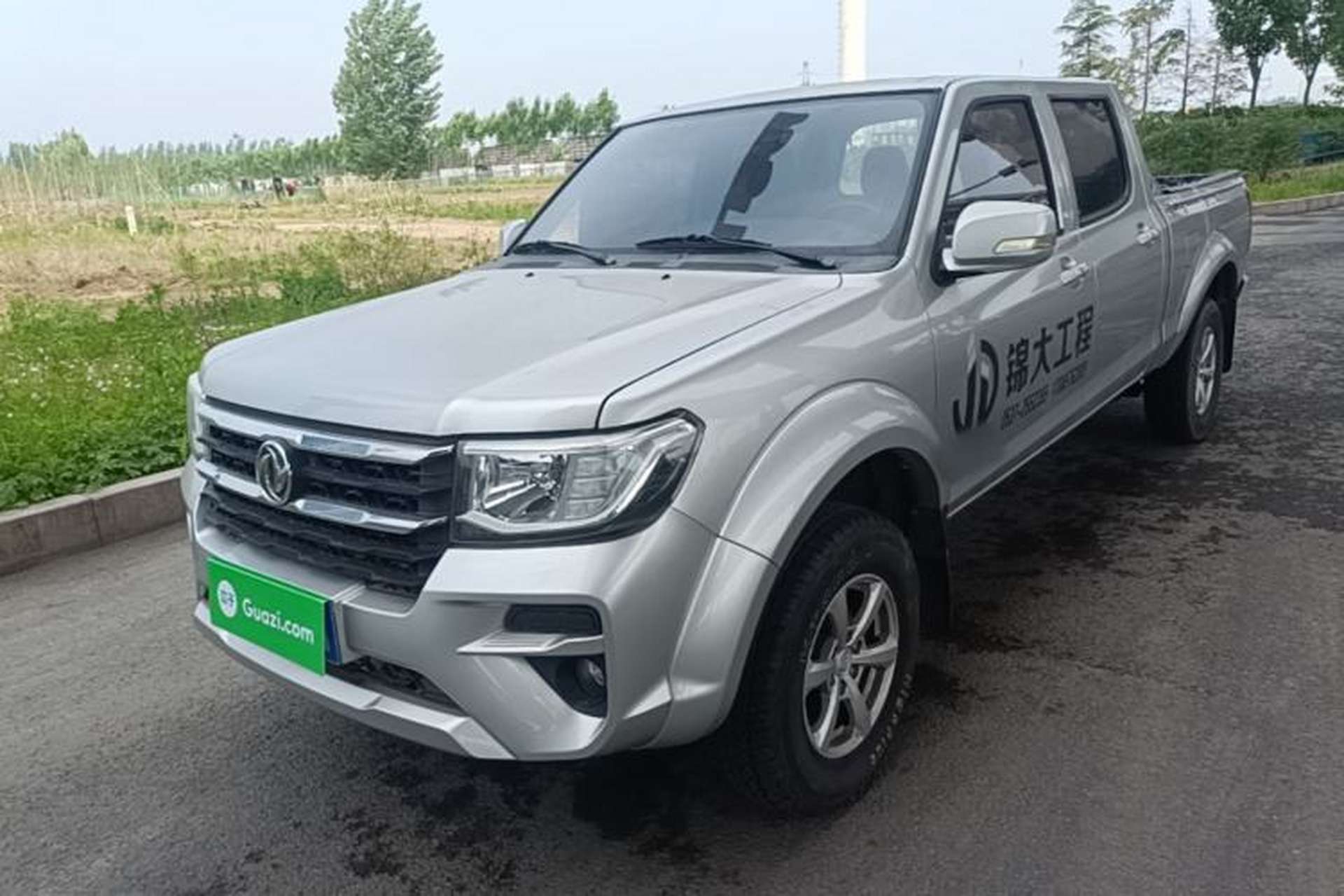 Used Dongfeng Ruichi 2023 2.4T Diesel Two-Wheel Drive Business Edition Long Cargo Bed YCY24165-61 Front Left 45 Deg