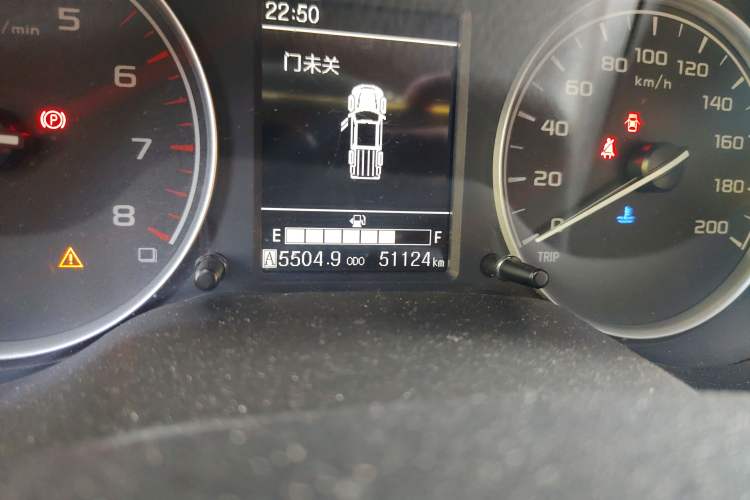 Used Dongfeng Ruichi 6 2019 2.4L Manual 4x4 Gasoline Standard Version 2TZD Odometer Close Up