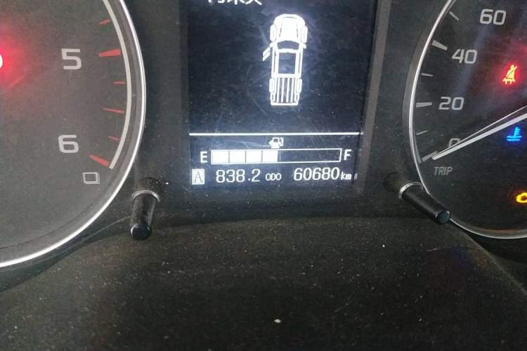 Used Dongfeng Ruichi 6 2019 2.5T Manual Two-Wheel Drive Diesel Standard Version ZD25T5 Odometer Close Up