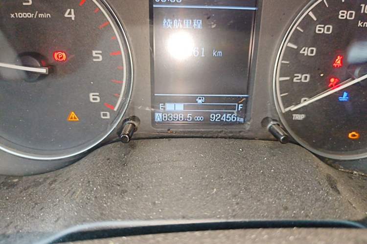 Used Dongfeng Ruichi 6 2019 2.5T Manual Two-Wheel Drive Diesel Standard Version ZD25T5 Odometer Close Up
