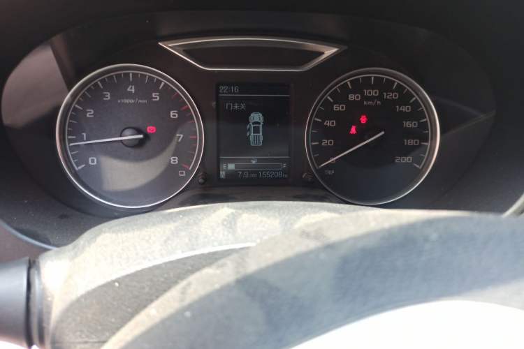 Used Dongfeng Ruichi 6 2019 2.4L Manual 4x4 Gasoline Standard Version 2TZD Odometer Close Up