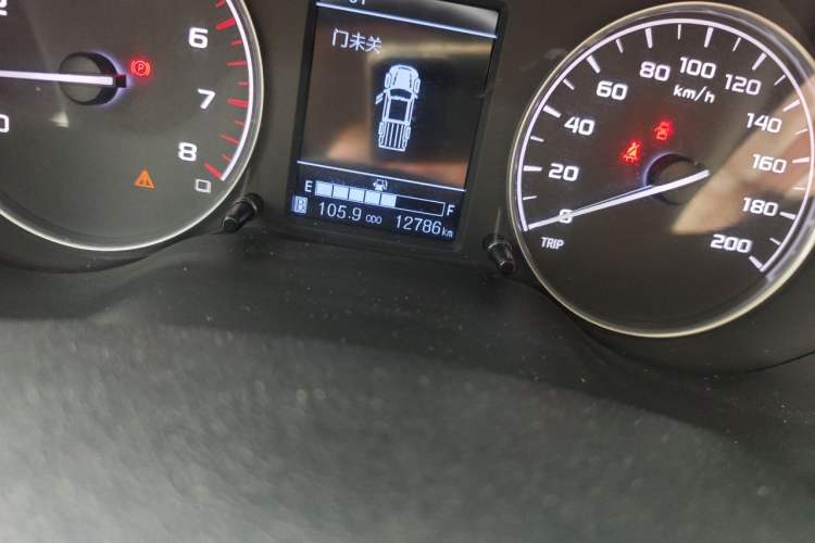 Used Dongfeng Ruichi 6 2020 2.4L Manual Two-Wheel Drive Gasoline Standard Version China VI Emission Standard 2TZD Odometer Close Up