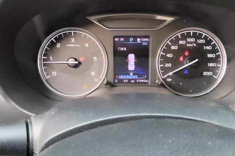 Used Dongfeng Ruichi 6 2020 2.3T Automatic All-Wheel Drive Diesel Flagship Version China VI Standard M9T Odometer Close Up