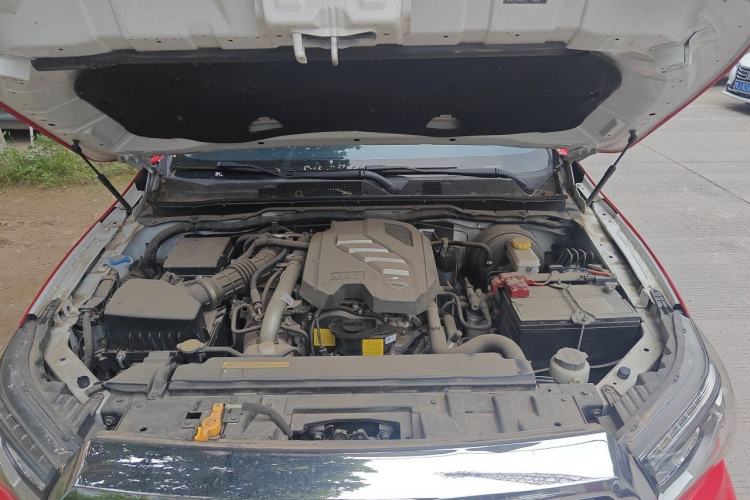Used Dongfeng Ruichi 6 2020 2.3T Automatic All-Wheel Drive Diesel Luxury Version China VI Standard with Long Cargo Bed M9T Engine Bay