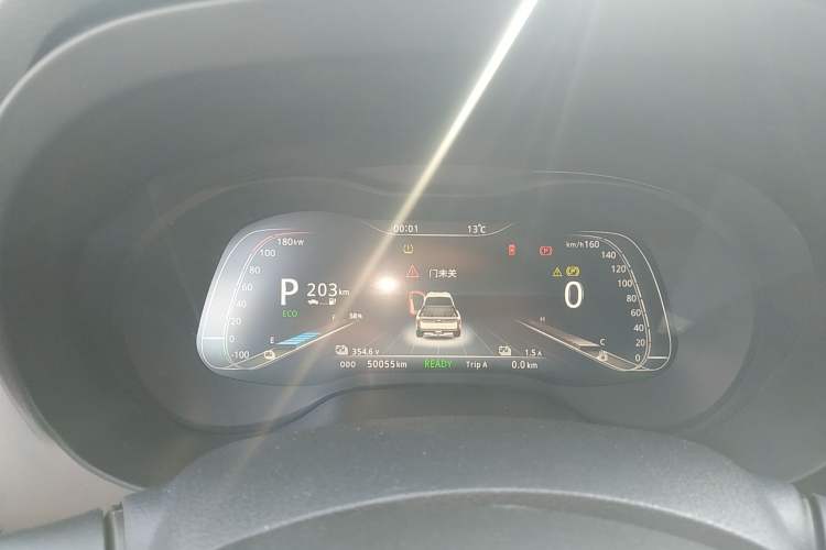 Used Dongfeng Ruichi 6 2020 EV model Instrument Cluster