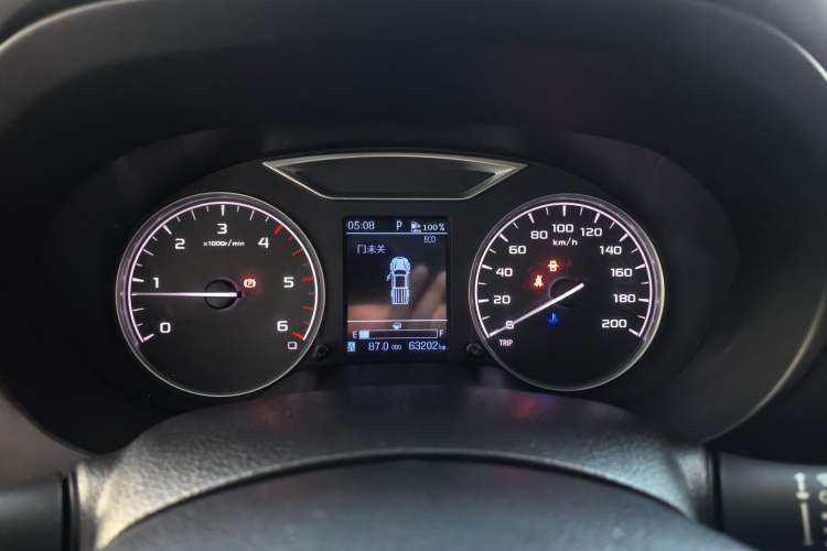 Used Dongfeng Ruichi 6 2020 2.3T Automatic 2WD Diesel Luxury Version China VI Standard M9T Odometer Close Up