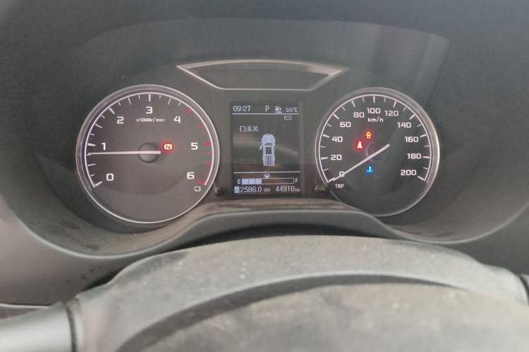 Used Dongfeng Ruichi 6 2021 2.3T Automatic All-Wheel Drive Diesel Luxury M9T Odometer Close Up