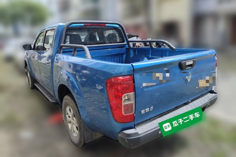 Used Dongfeng Ruichi 6 2021 2.3T Manual Two-Wheel Drive Diesel Standard Version with Long Cargo Bed M9T Rear Left 45 Deg
