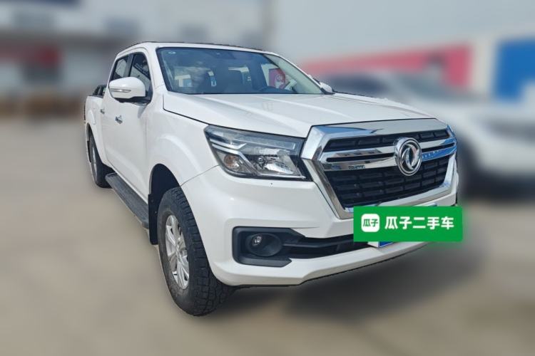 Used Dongfeng Ruichi 6 2021 2.3T Manual 4x4 Diesel Standard Version with Flat Bottom and Extended Cargo Bed M9T Front Right 45 Deg