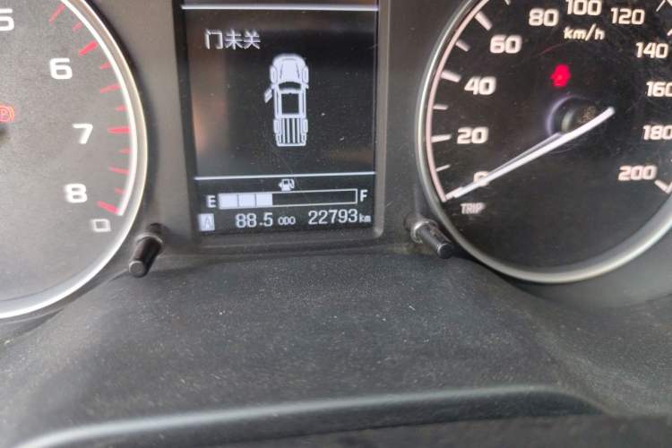 Used Dongfeng Ruichi 6 2021 2.4L Manual Two-Wheel Drive Gasoline Standard Version 2TZD Odometer Close Up