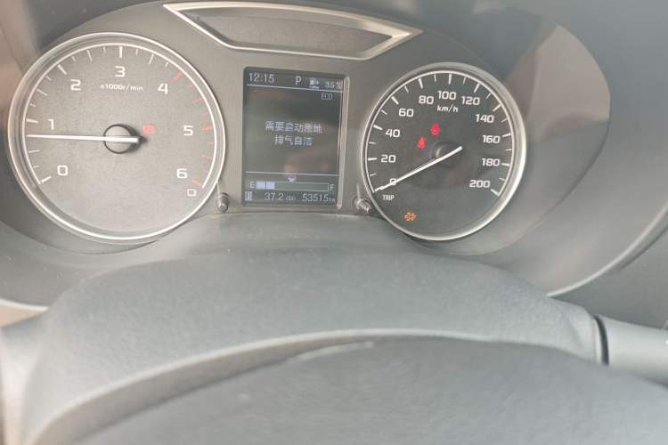 Used Dongfeng Ruichi 6 2021 2.3T Automatic 4x4 Diesel Luxury Long-Box M9T Odometer Close Up