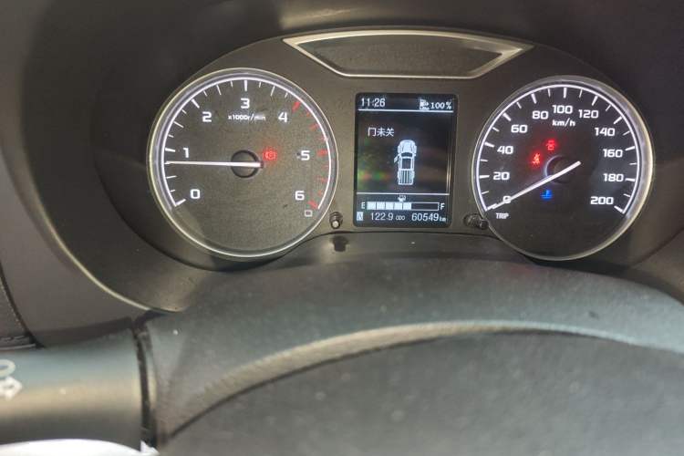 Used Dongfeng Ruichi 6 2023 2.3T Manual 4x4 Diesel Standard Version Odometer Close Up