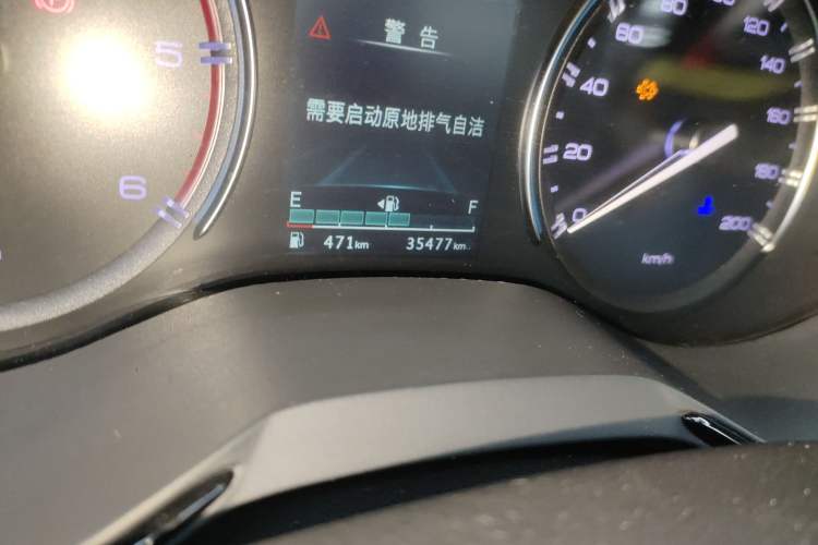 Used Dongfeng Ruichi 7 2022 2.3T Manual 4x4 Diesel Flagship M9T Odometer Close Up