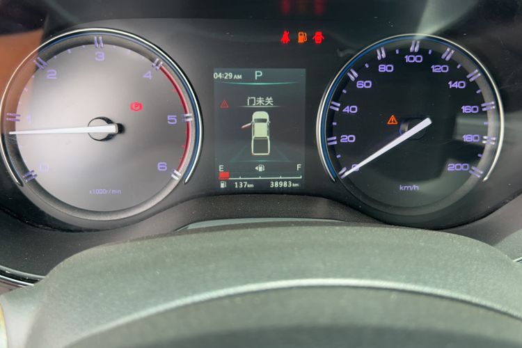 Used Dongfeng Ruichi 7 2022 2.3T Automatic All-Wheel Drive Diesel Standard M9T Odometer Close Up
