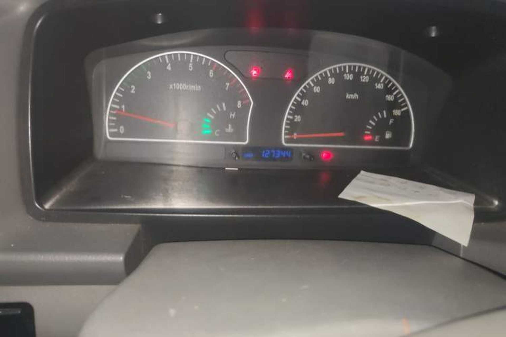 Used Dongfeng Shuaike 2013 Revised Version 1.5L Manual Standard Edition 7 Seats China IV Standard Odometer Close Up