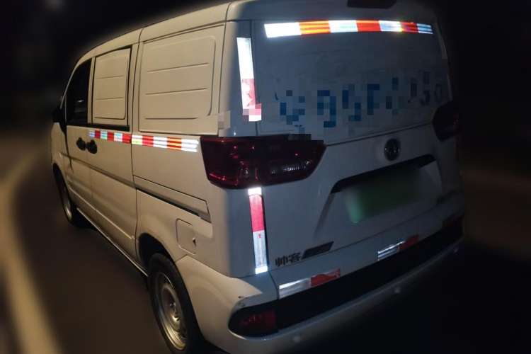 Used Dongfeng Shuaike 2018 Pure Electric Van Rear Left 45 Deg