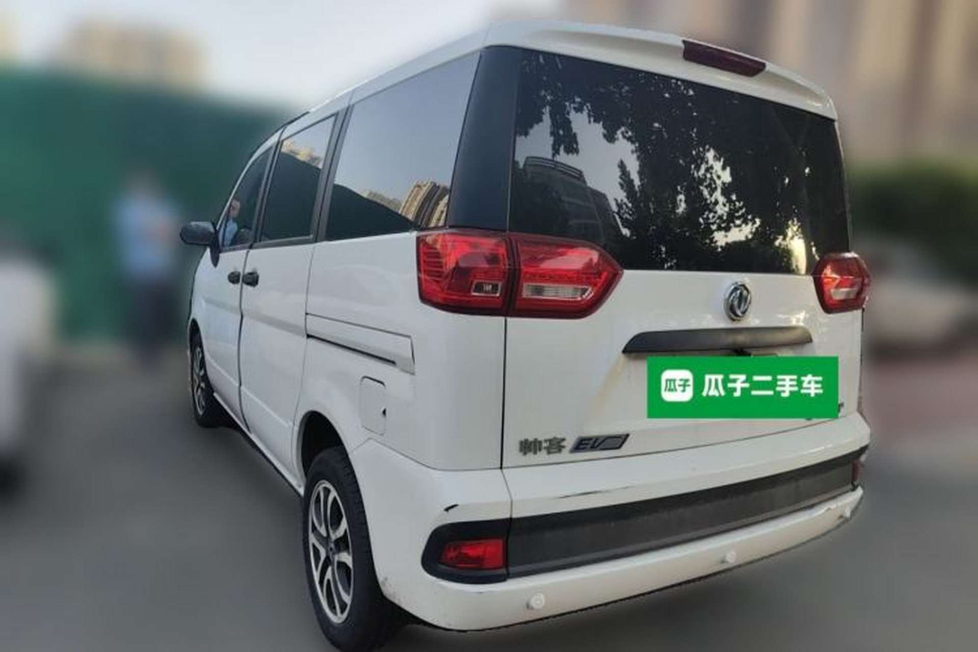 Used Dongfeng Shuaike 2018 All-Electric Passenger Vehicle Rear Left 45 Deg