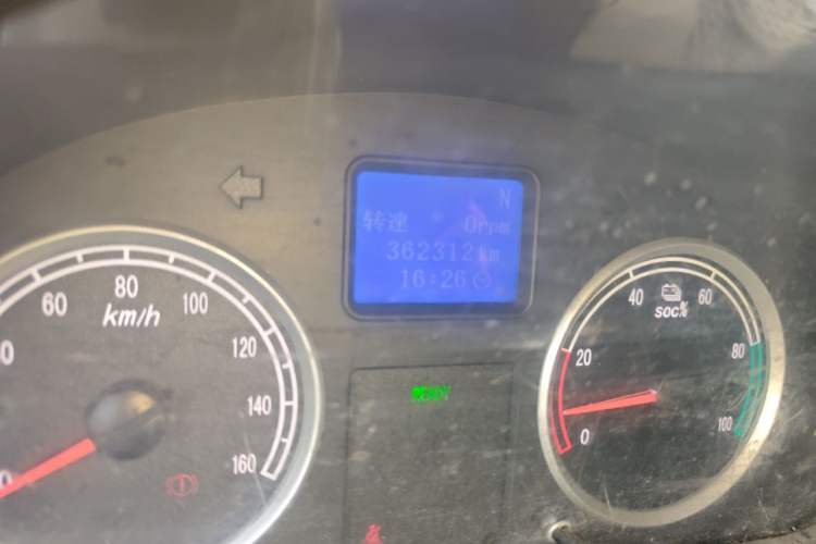 Used Dongfeng Xiaokang EC36 2021 Standard Model Ningde Times Battery Odometer Close Up