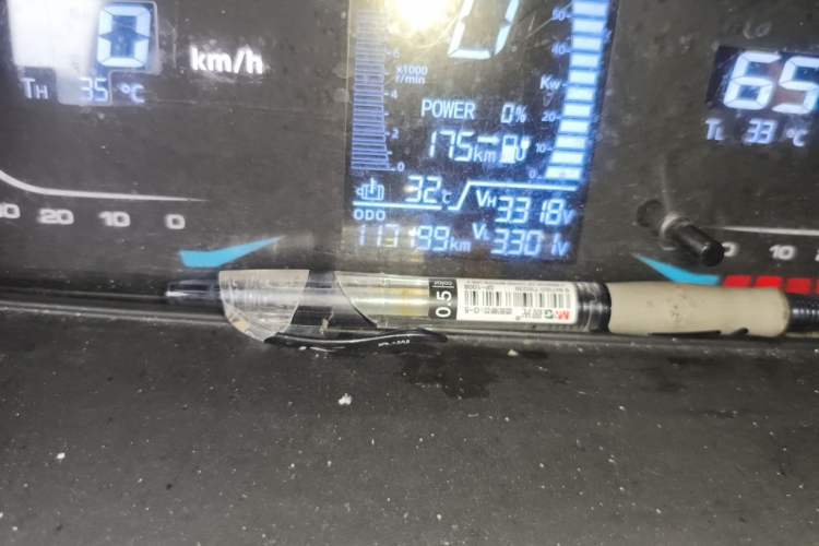 Used Dongfeng Xiaokang EC36II 2023 Ningde Times 41.86 kWh Odometer Close Up