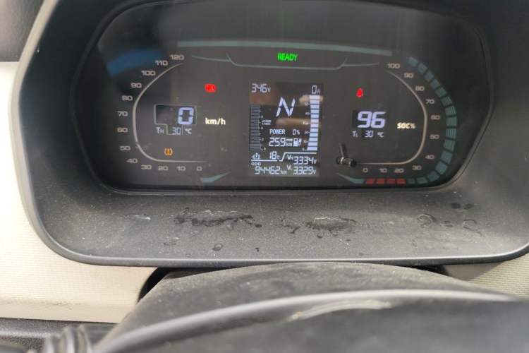 Used Dongfeng Xiaokang EC36II 2023 Ningde Times 41.86 kWh Odometer Close Up