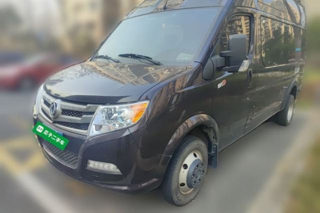 Used Dongfeng Yufeng 2021 2.3T Power King Rear-Drive Logistics Vehicle Long Wheelbase High Roof Dual Rear Tires 6–9 Seats China VI Standard M9T