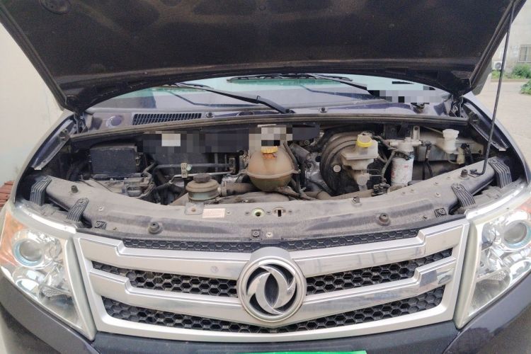 Used Dongfeng Yufeng 2021 2.3T Power King Front-Drive Van Long Wheelbase Mid-Roof 3-Seater China VI Standard M9T Engine Bay