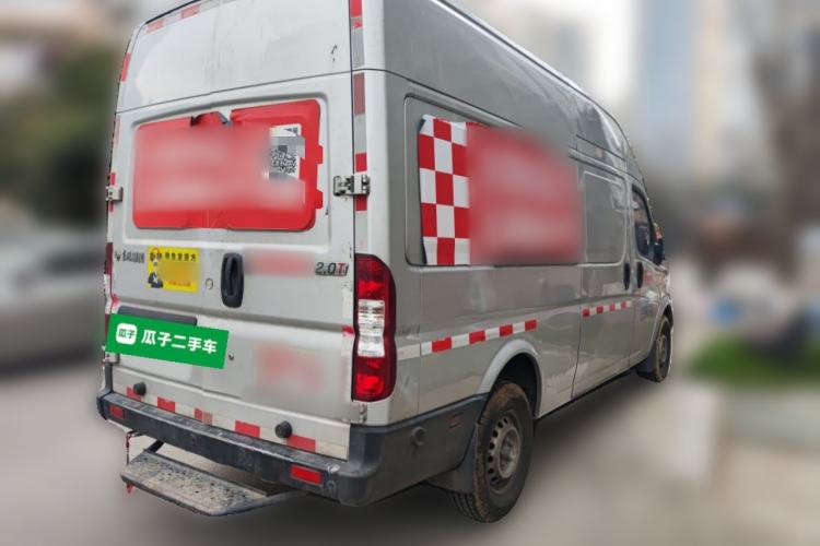 Used Dongfeng Yufeng 2021 2.0T Value Edition Van Long Wheelbase High Roof 3-Seater China VI Standard D20 Rear Right 45 Deg